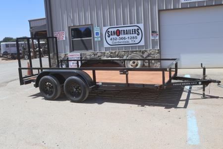 New 2026 Texas Bragg Trailers 77X14 LD Utility Trailer