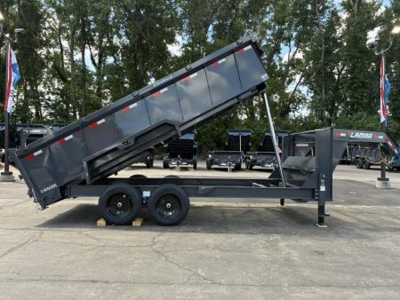 New 2027 Lamar Trailers 83 x16' DT-14K Telescopic Gooseneck Dump Trailer