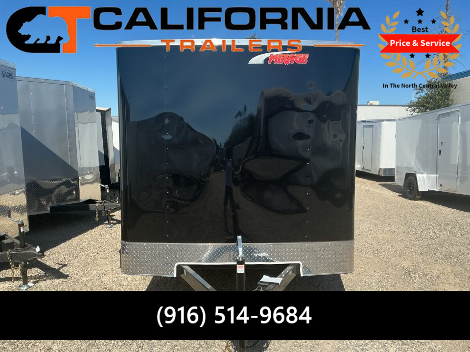 New 2027 Mirage Trailers 7x14 EXPO Tandem Axle 7K Cargo / Enclosed Trailer
