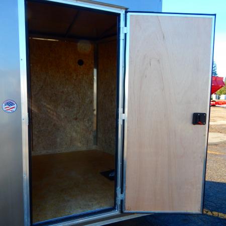 New 2027 Impact Trailers 7 x 16 Quake Flat Top V-Nose 7K Cargo / Enclosed Trailer