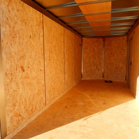 New 2027 Impact Trailers 7 x 16 Quake Flat Top V-Nose 7K Cargo / Enclosed Trailer