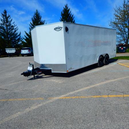 New 2027 Impact Trailers 8.5 x 20 Quake Flat Top V-Nose Car Hauler Cargo / Enclosed Trailer