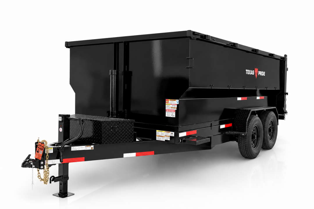 New 2026 Texas Pride Trailers 7X14X4 Dump Trailer