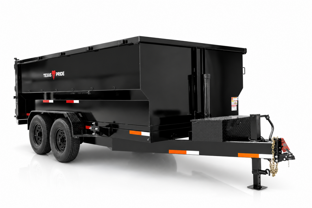 New 2026 Texas Pride Trailers 7X14X4 Dump Trailer