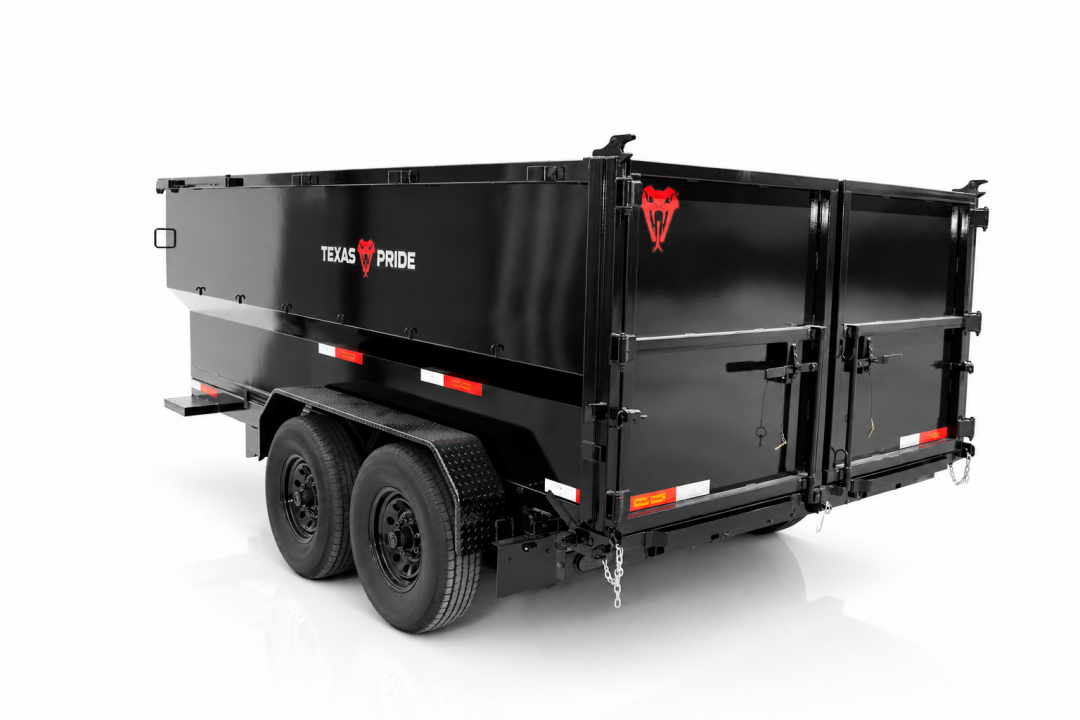 New 2026 Texas Pride Trailers 7X14X4 Dump Trailer
