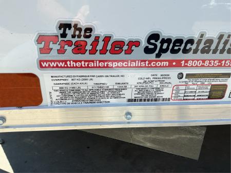New 2026 Trail Marshal 4X6CTS2K 4FT X 6FT 2K GVW Cargo / Enclosed Trailer