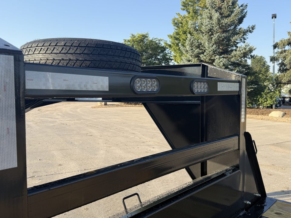 New 2027 Big Tex 14GN-40D5A-MRBK Flatbed Trailer