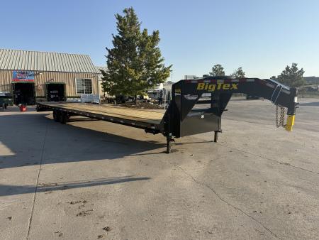 New 2027 Big Tex 14GN-40D5A-MRBK Flatbed Trailer