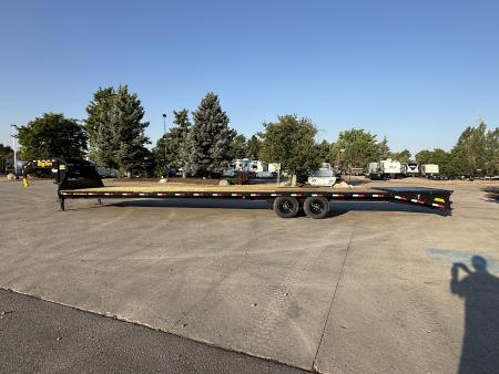 New 2027 Big Tex 14GN-40D5A-MRBK Flatbed Trailer