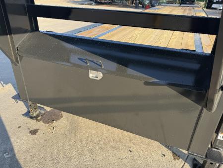 New 2027 Big Tex 14GN-40D5A-MRBK Flatbed Trailer