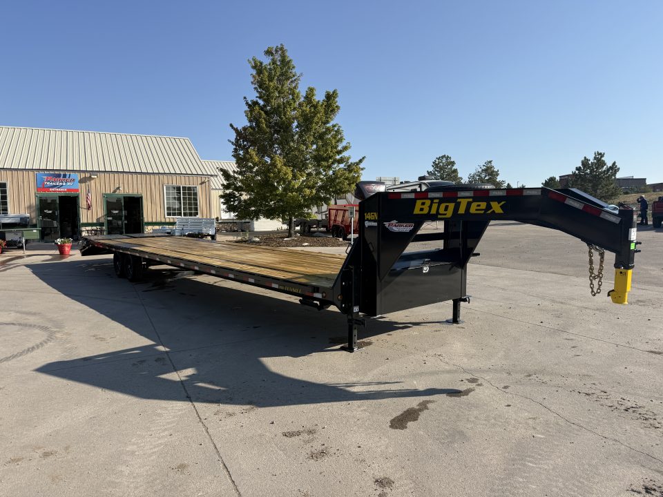 New 2027 Big Tex 14GN-8.5x40D5A-MRBK Flatbed Trailer