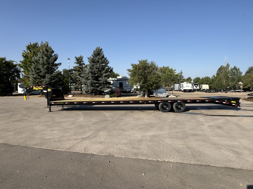 New 2027 Big Tex 14GN-8.5x40D5A-MRBK Flatbed Trailer