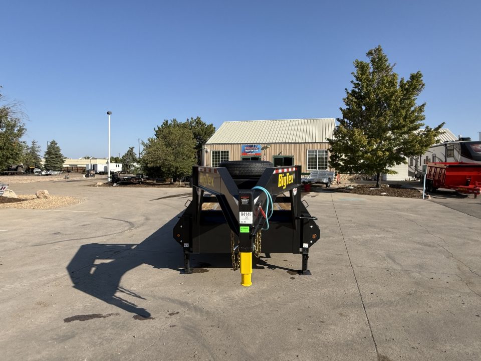 New 2027 Big Tex 14GN-8.5x40D5A-MRBK Flatbed Trailer