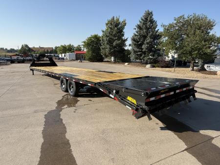 New 2027 Big Tex 14GN-8.5x40D5A-MRBK Flatbed Trailer