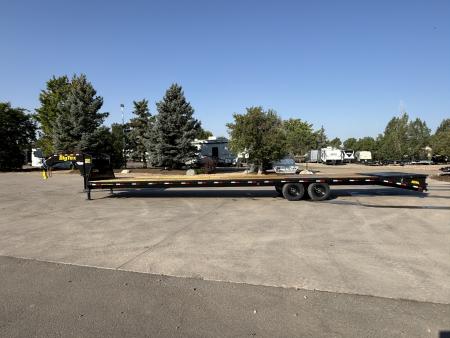 New 2027 Big Tex 14GN-8.5x40D5A-MRBK Flatbed Trailer