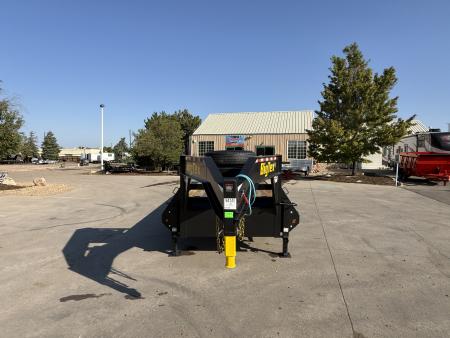 New 2027 Big Tex 14GN-8.5x40D5A-MRBK Flatbed Trailer