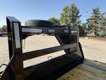 New 2027 Big Tex 14GN-8.5x40D5A-MRBK Flatbed Trailer