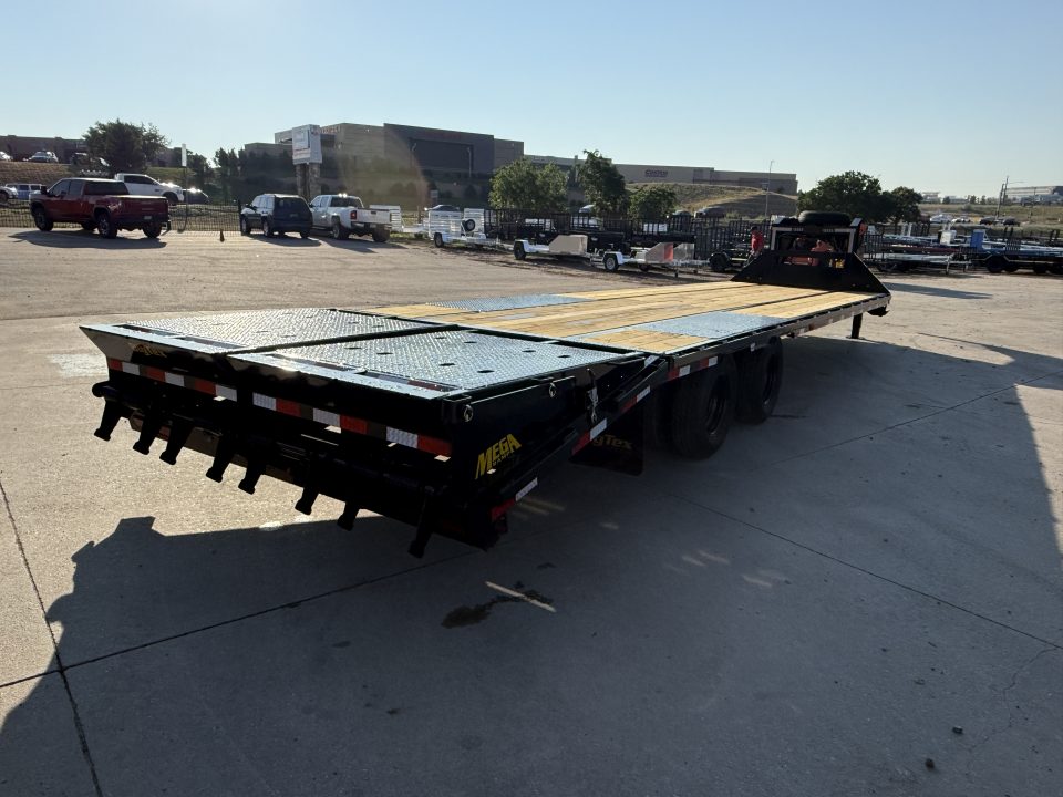 New 2027 Big Tex 25GN-33D5A-MRBK Flatbed Trailer