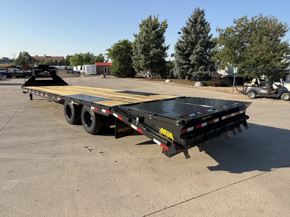New 2027 Big Tex 25GN-33D5A-MRBK Flatbed Trailer