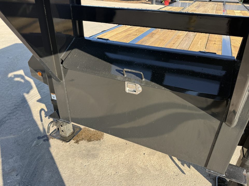 New 2027 Big Tex 25GN-33D5A-MRBK Flatbed Trailer