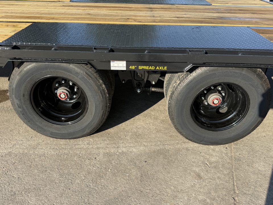 New 2027 Big Tex 25GN-33D5A-MRBK Flatbed Trailer