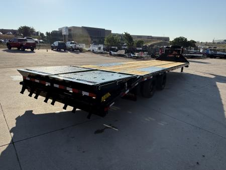 New 2027 Big Tex 25GN-33D5A-MRBK Flatbed Trailer