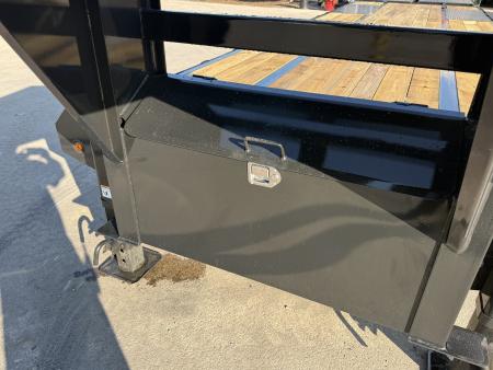 New 2027 Big Tex 25GN-33D5A-MRBK Flatbed Trailer