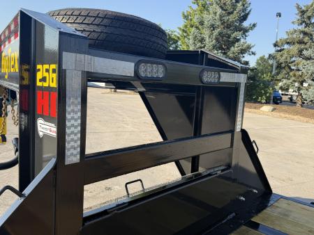 New 2027 Big Tex 25GN-33D5A-MRBK Flatbed Trailer