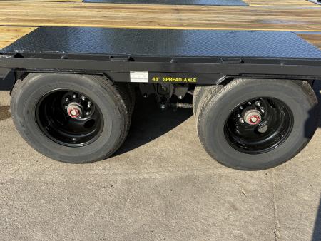 New 2027 Big Tex 25GN-33D5A-MRBK Flatbed Trailer