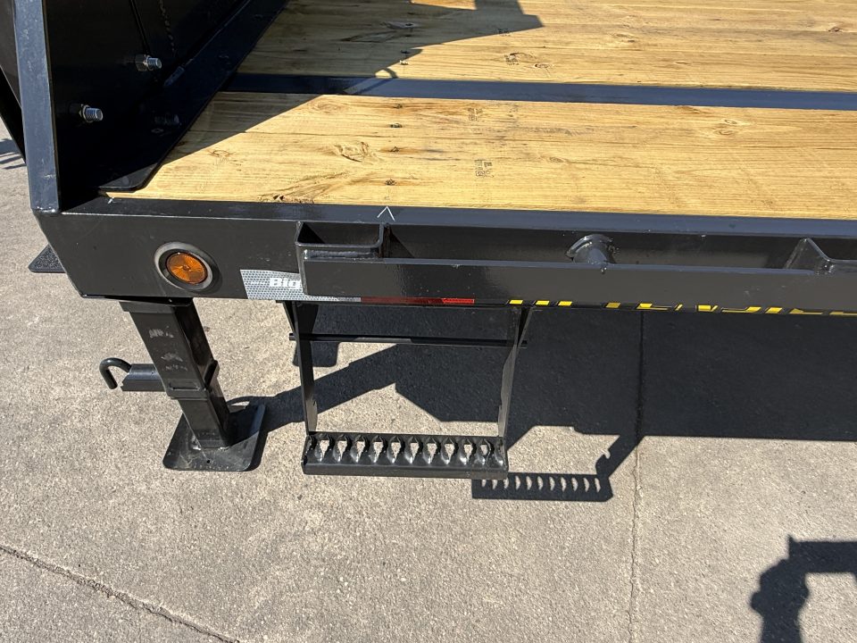 New 2027 Big Tex 14GN-8.5x25D5A-MRBK Flatbed Trailer