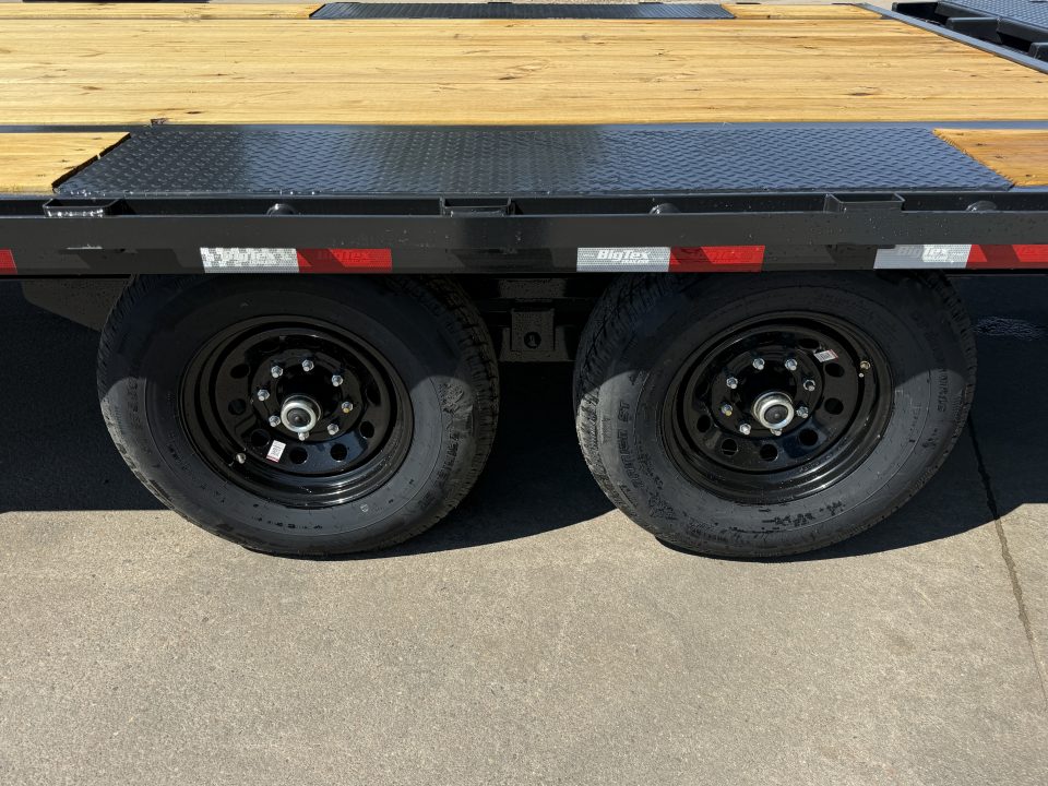 New 2027 Big Tex 14GN-8.5x25D5A-MRBK Flatbed Trailer