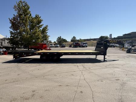 New 2027 Big Tex 14GN-8.5x25D5A-MRBK Flatbed Trailer