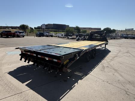 New 2027 Big Tex 14GN-8.5x25D5A-MRBK Flatbed Trailer