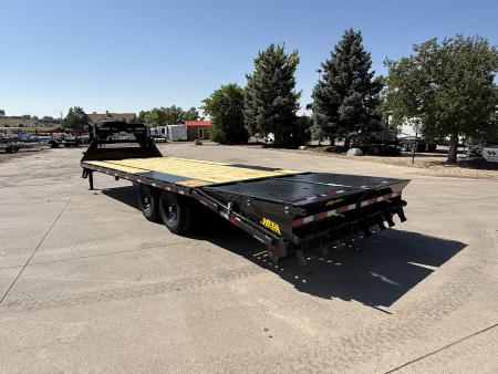 New 2027 Big Tex 14GN-8.5x25D5A-MRBK Flatbed Trailer