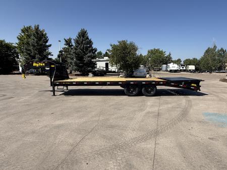New 2027 Big Tex 14GN-8.5x25D5A-MRBK Flatbed Trailer