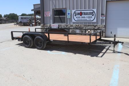 New 2026 Texas Bragg Trailers 77X16 LD Utility Trailer
