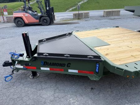 New 2026 Diamond C HXD210 DRIVE OVER FENDER *** ABS BRAKES ***Tilt Trailer HYDRO JACK PRO TILT WINCH PLATE & ROLLER