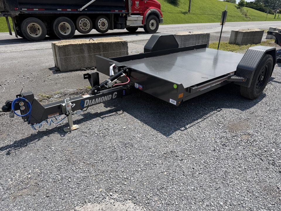 New 2026 Diamond C DSA107 Tilt Trailer 14 PLY TIRES 7K G.V.W.R.