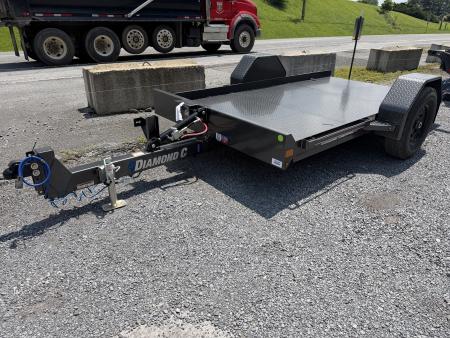 New 2026 Diamond C DSA107 Tilt Trailer 14 PLY TIRES 7K G.V.W.R.