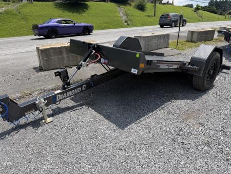 New 2026 Diamond C DSA107 Tilt Trailer 14 PLY TIRES 7K G.V.W.R.