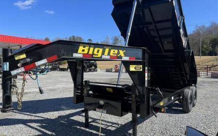 New 2026 Big Tex Trailers 14GT 15.9K TAND GT DUMP 83 x16 6SIR BLACK Dump Trailer