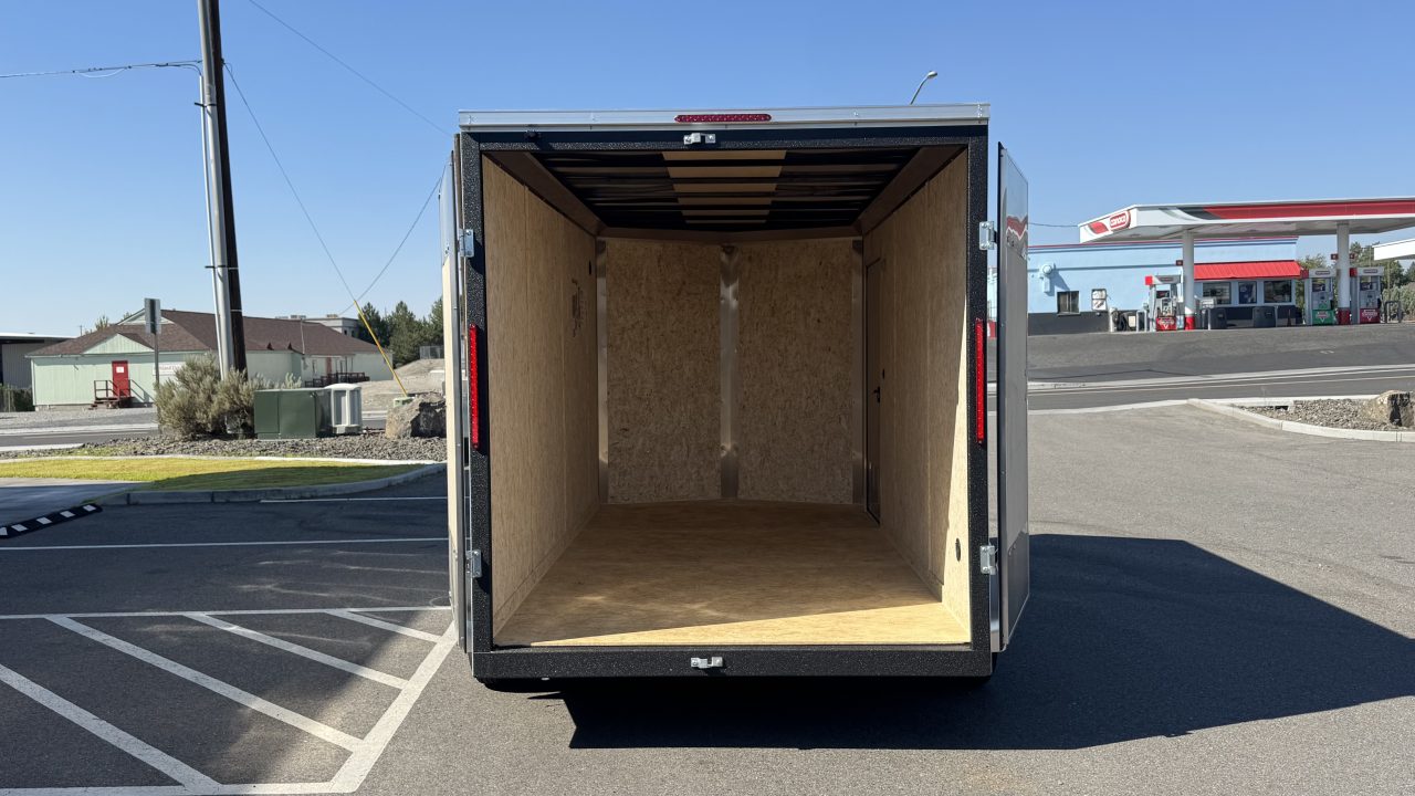 New 2027 Look Trailers 7 x 14 ST DLX Flat Top V-Nose 7K Cargo / Enclosed Trailer