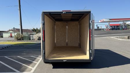 New 2027 Look Trailers 7 x 14 ST DLX Flat Top V-Nose 7K Cargo / Enclosed Trailer