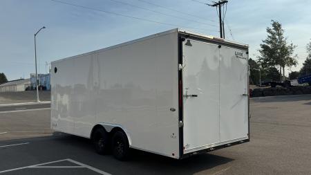 New 2027 Look Trailers 8.5 x 20 ST DLX Flat Top V-Nose car hauler 7K Car Hauler Trailer