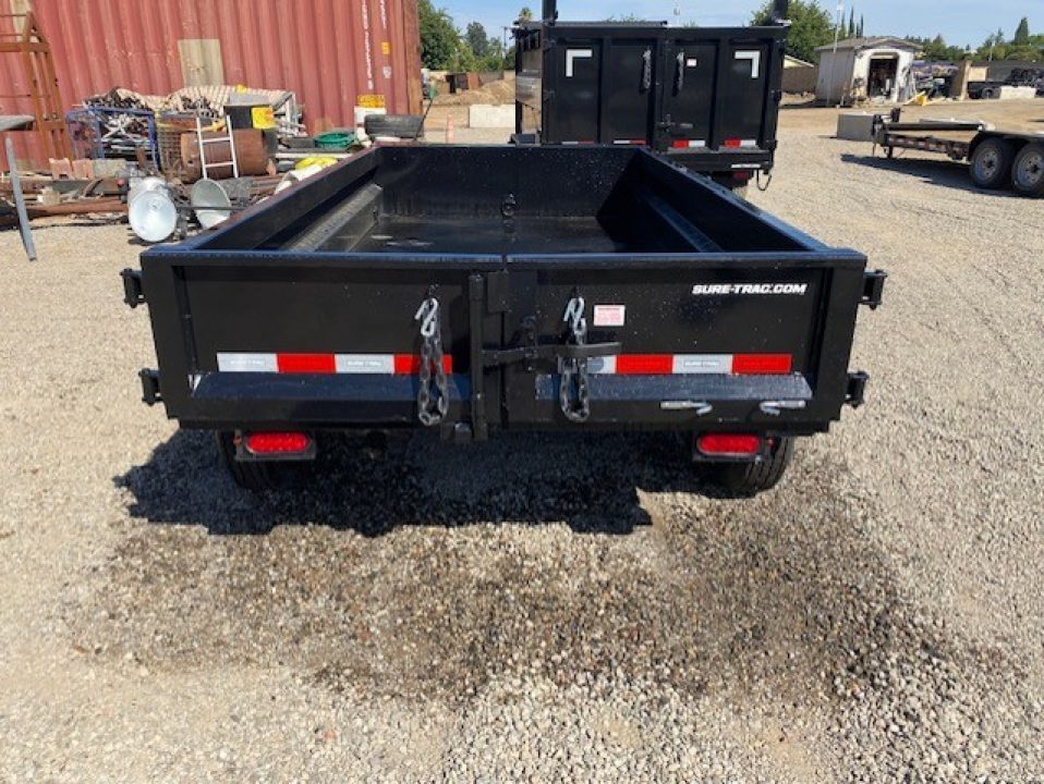 New 2026 Sure-Trac 5x10 Single Ram Homeowner Dump 7K Dump Trailer