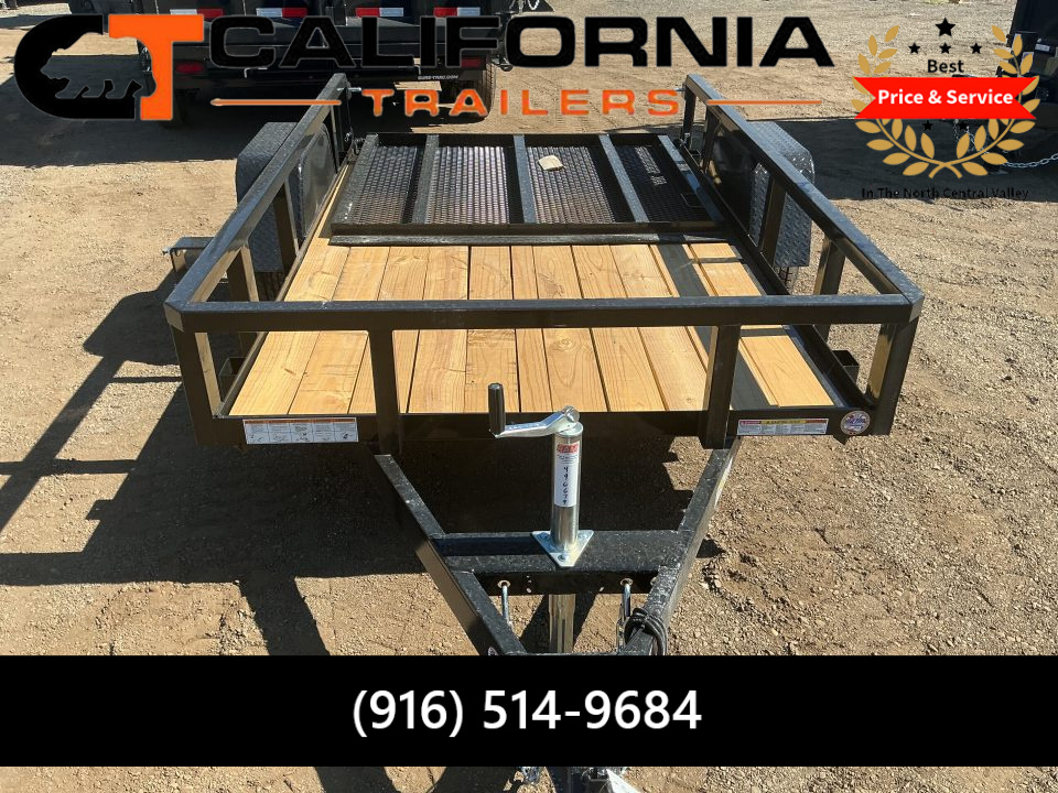 New 2026 Sure-Trac 5x8 Tube Top Utility 3K Utility Trailer