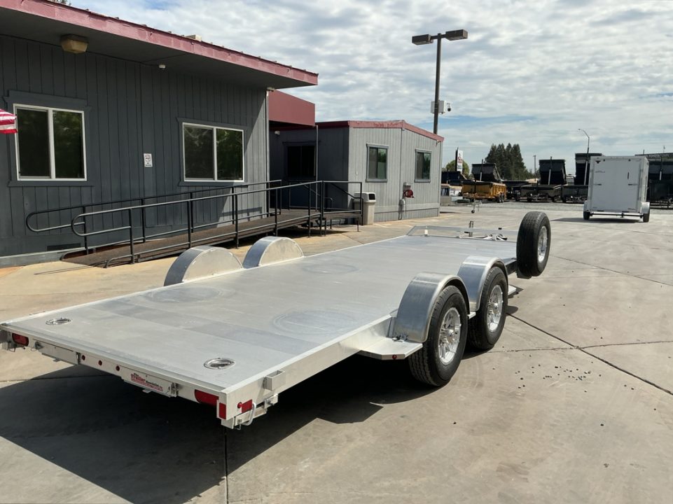 New 2027 Aluma 8220H-TA-EL-R-RTD 7FT X 20FT 9990 GVW Car Hauler