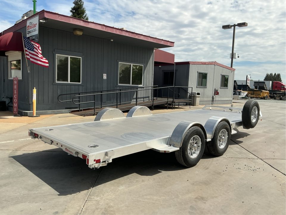 New 2027 Aluma 8220H-TA-EL-R-RTD 7FT X 20FT 9990 GVW Car Hauler
