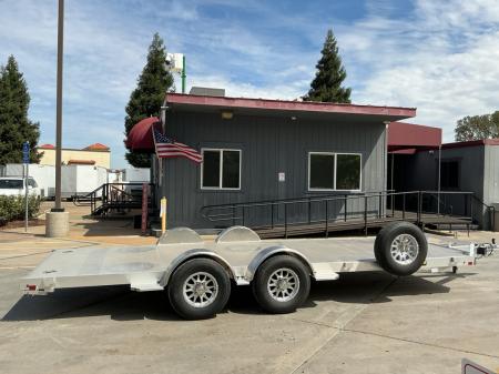 New 2027 Aluma 8220H-TA-EL-R-RTD 7FT X 20FT 9990 GVW Car Hauler