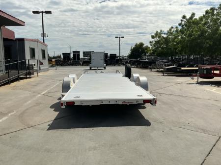 New 2027 Aluma 8220H-TA-EL-R-RTD 7FT X 20FT 9990 GVW Car Hauler